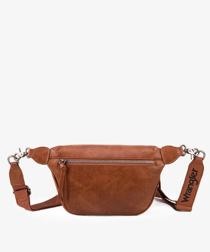 Wrangler Full Grain Leather Fanny Pack